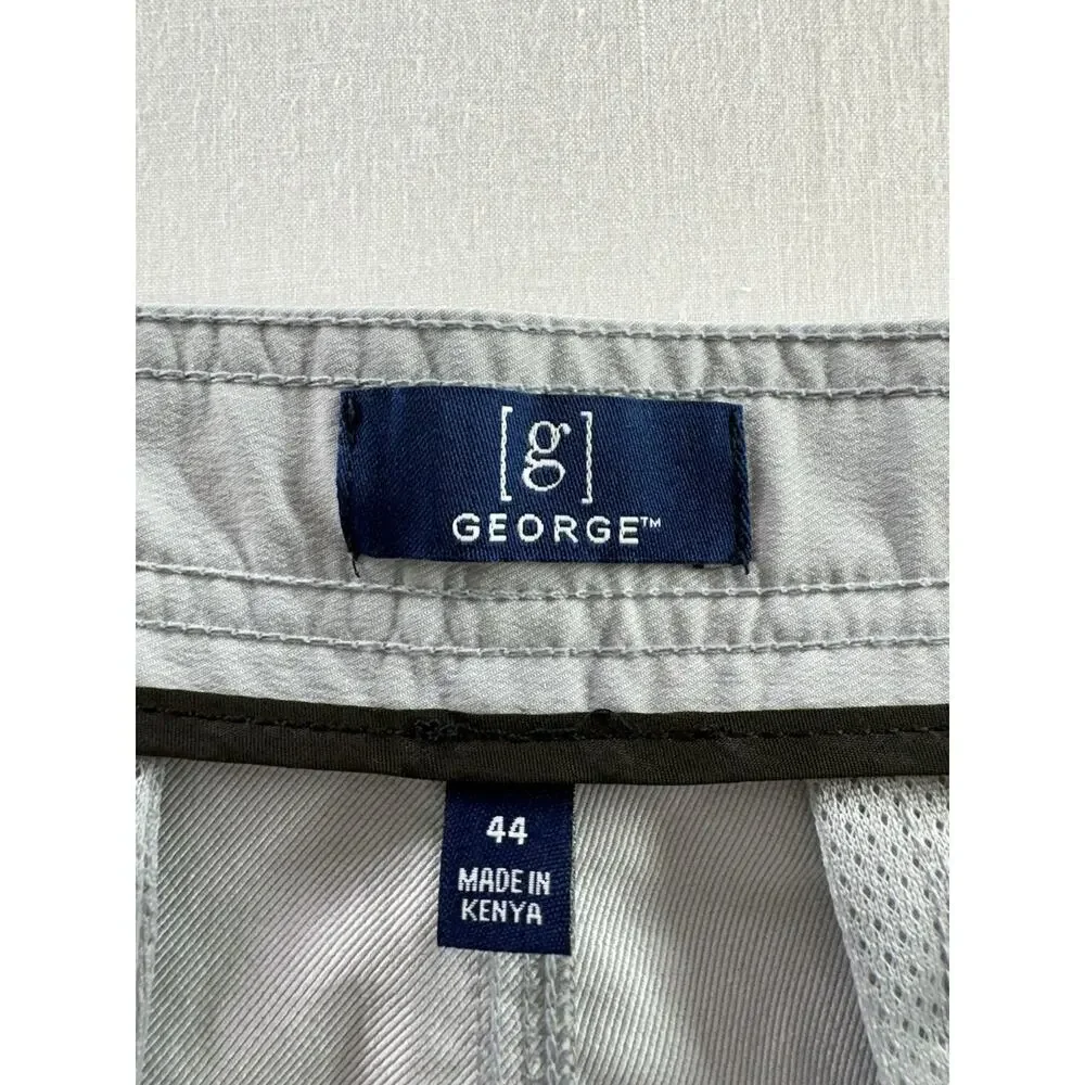 George Size 44 Men’s Cargo Shorts Gray Made In‎ Kenya Ships Fast!!